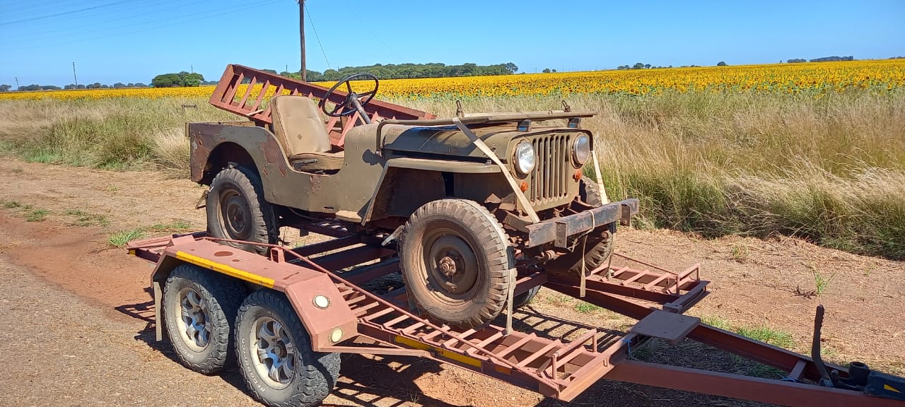 Johan with the Willys Jeep