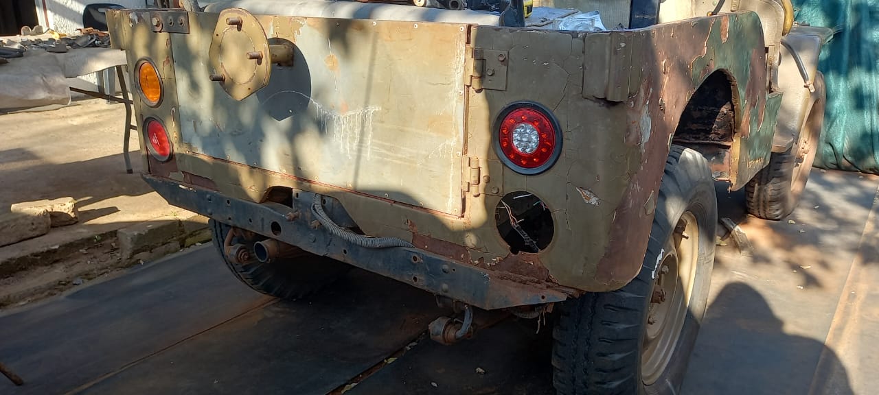 Jeep assessment in yard