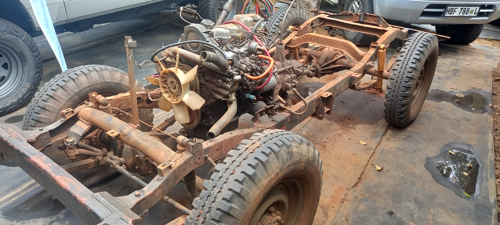 Fenders removed