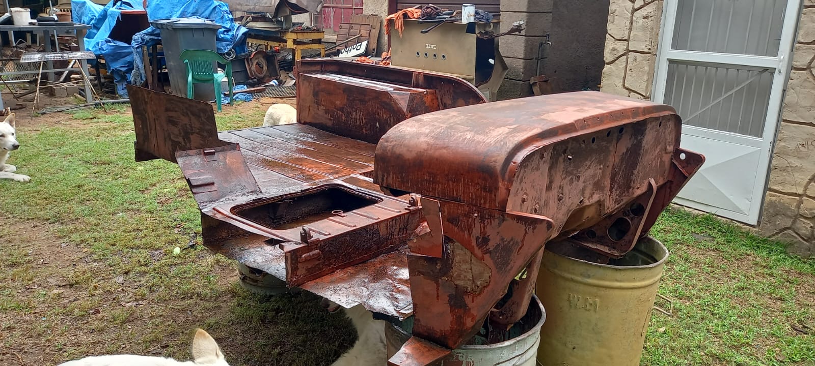 Stripped body tub rear