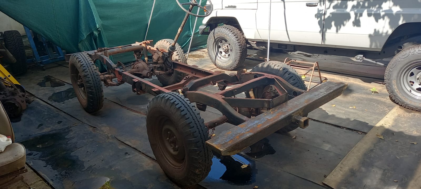 Rolling chassis ready