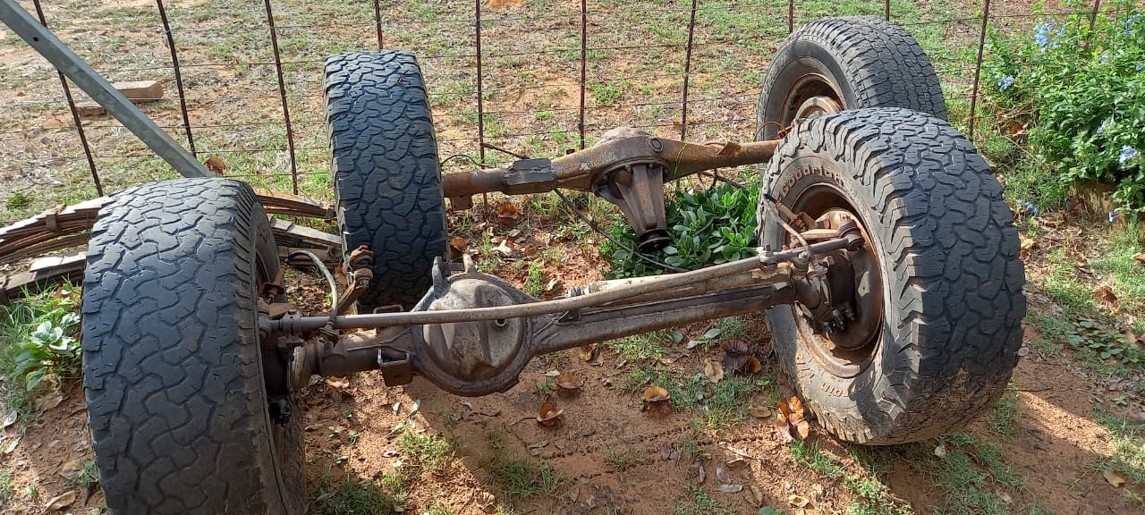 Donor axles with AT tyres