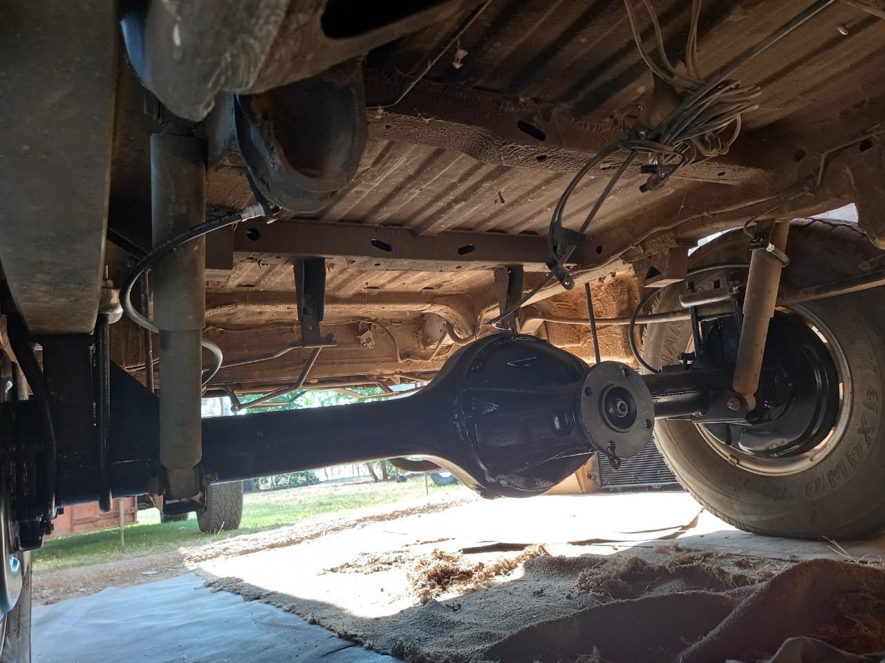 Rear diff prep