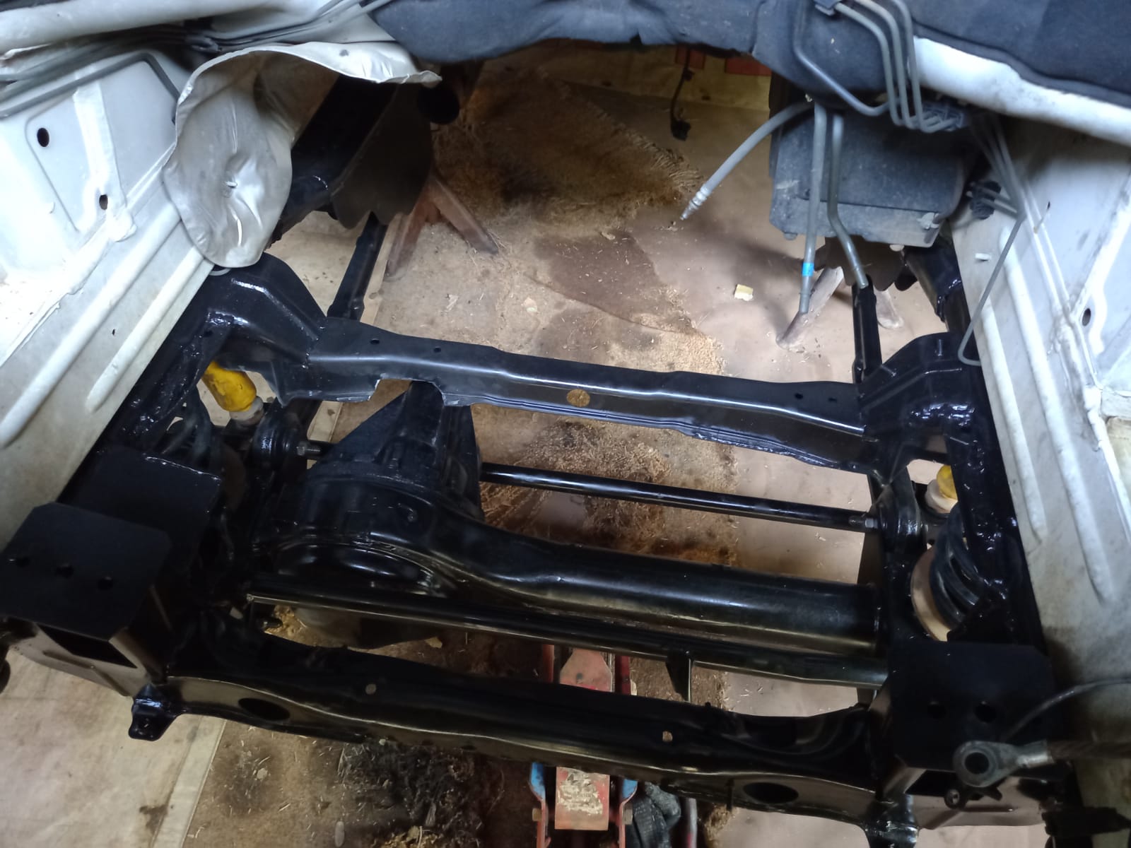 Painted subframe