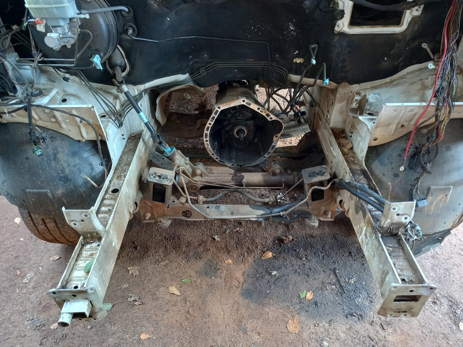 Gearbox in place