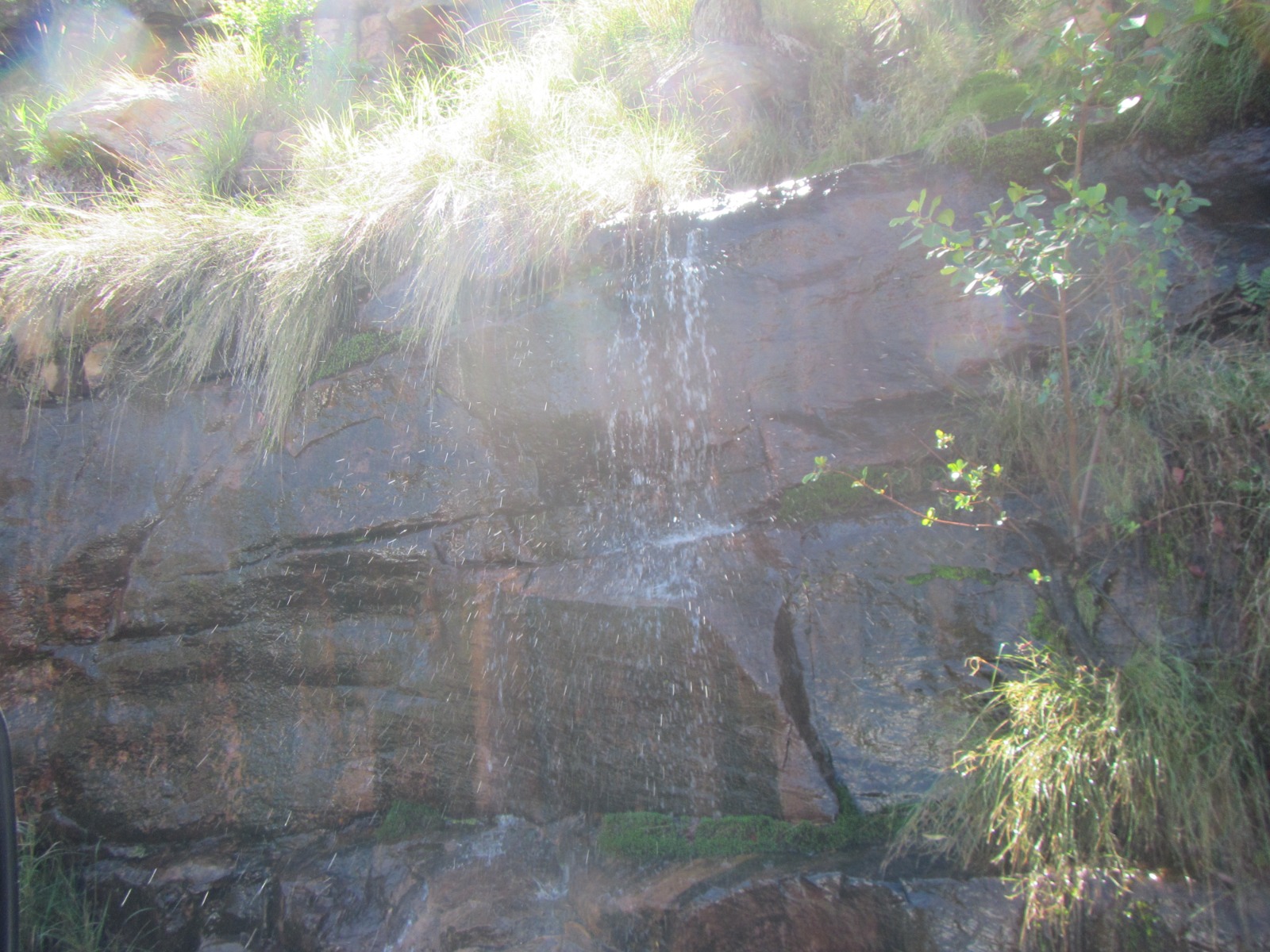 Cliff waterfall